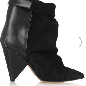 Isabel Marant Andrew suede and leather boots
